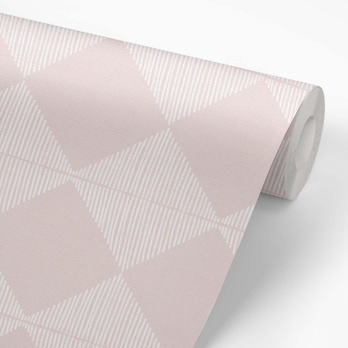 Antwan Checkerboard Wallpaper - Soft Mauve