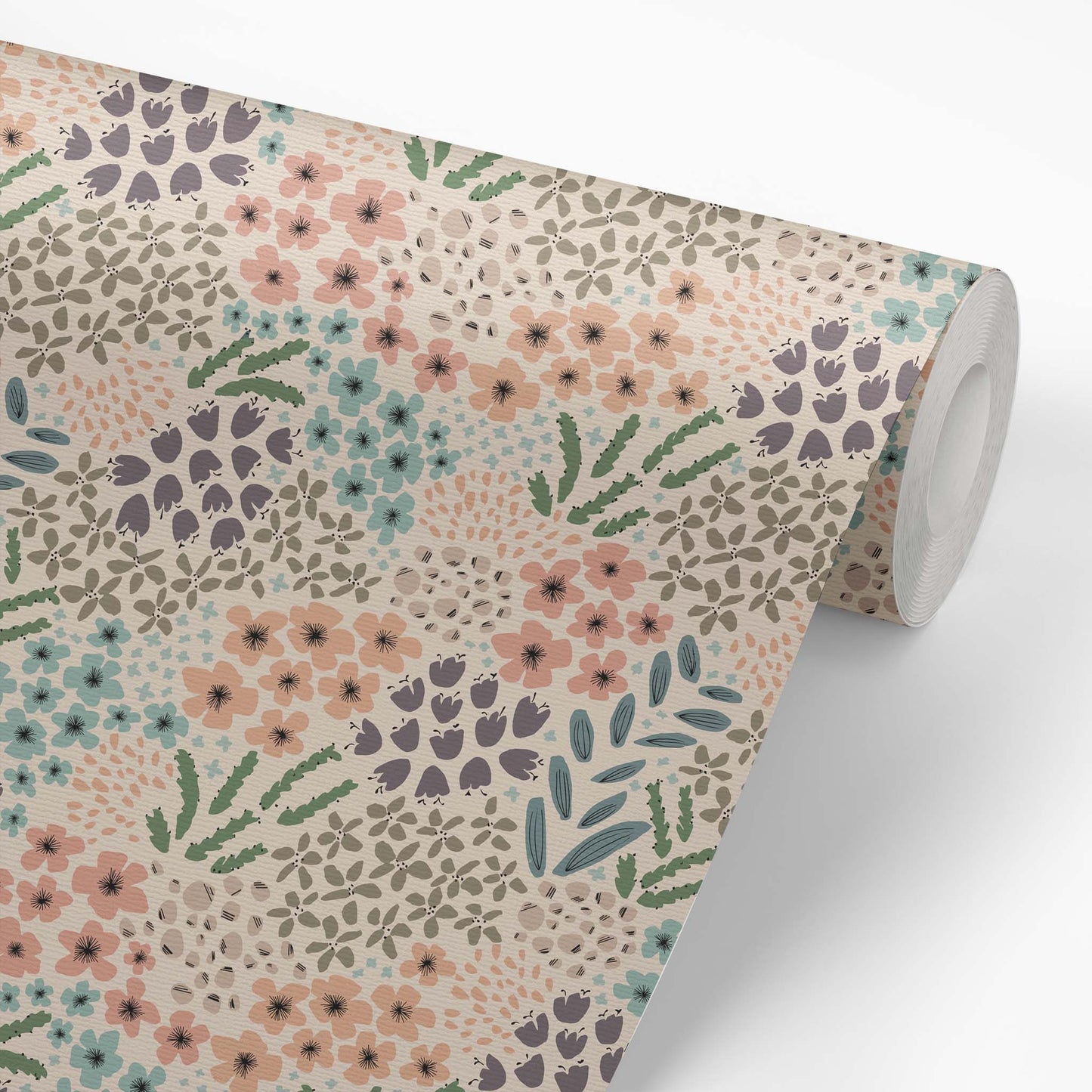 Dainty Flower Garden Wallpaper - Neutral