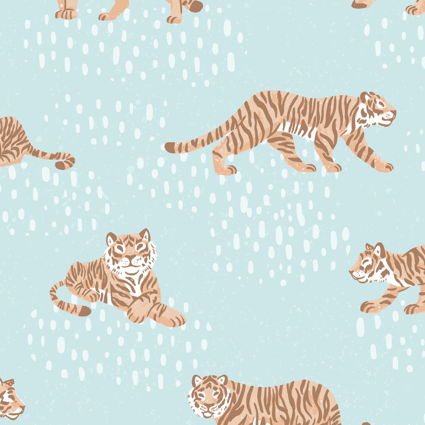 Close up of Tigers Meadow-Blue