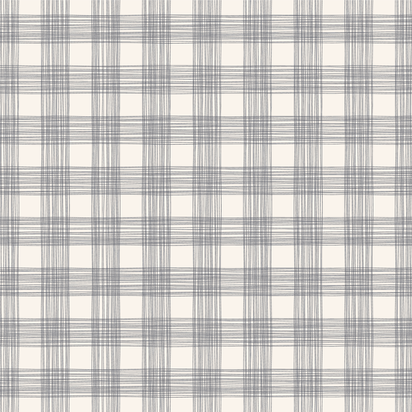 Closeup of Office Wall featuring Ayara's Checked Marks Peel and Stick, Removable Wallpaper in Navy