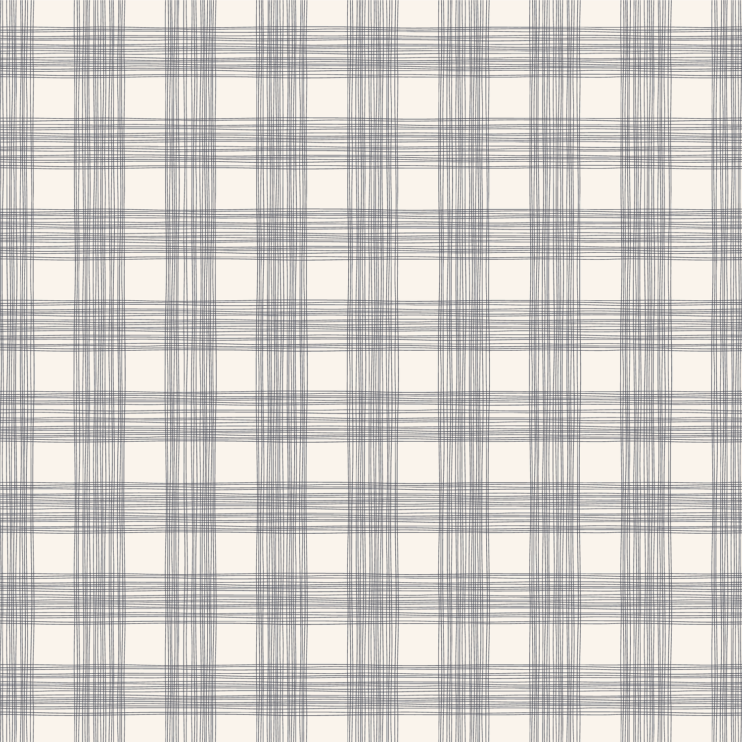 Closeup of Office Wall featuring Ayara's Checked Marks Peel and Stick, Removable Wallpaper in Navy