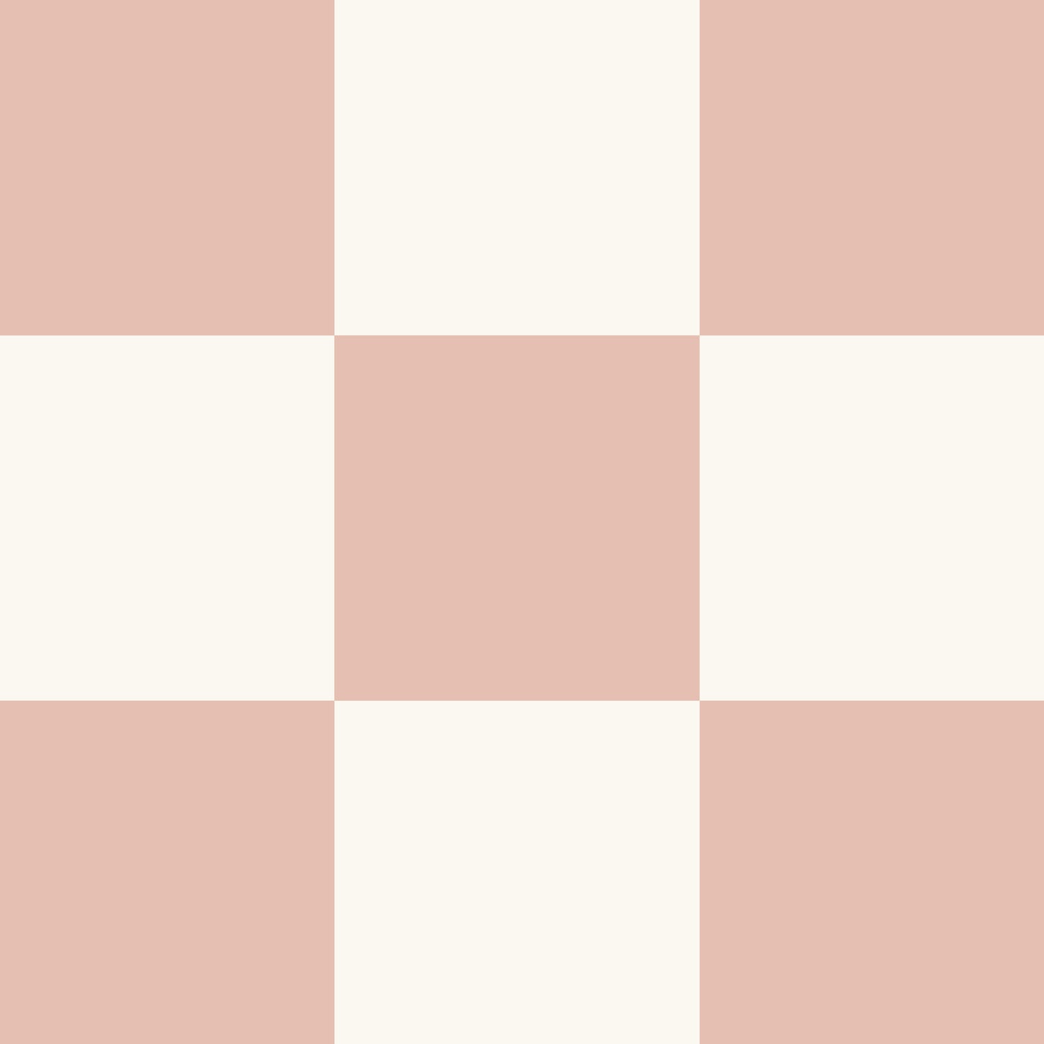 Classic Check Wallpaper in Dusty Pink in a closeup view