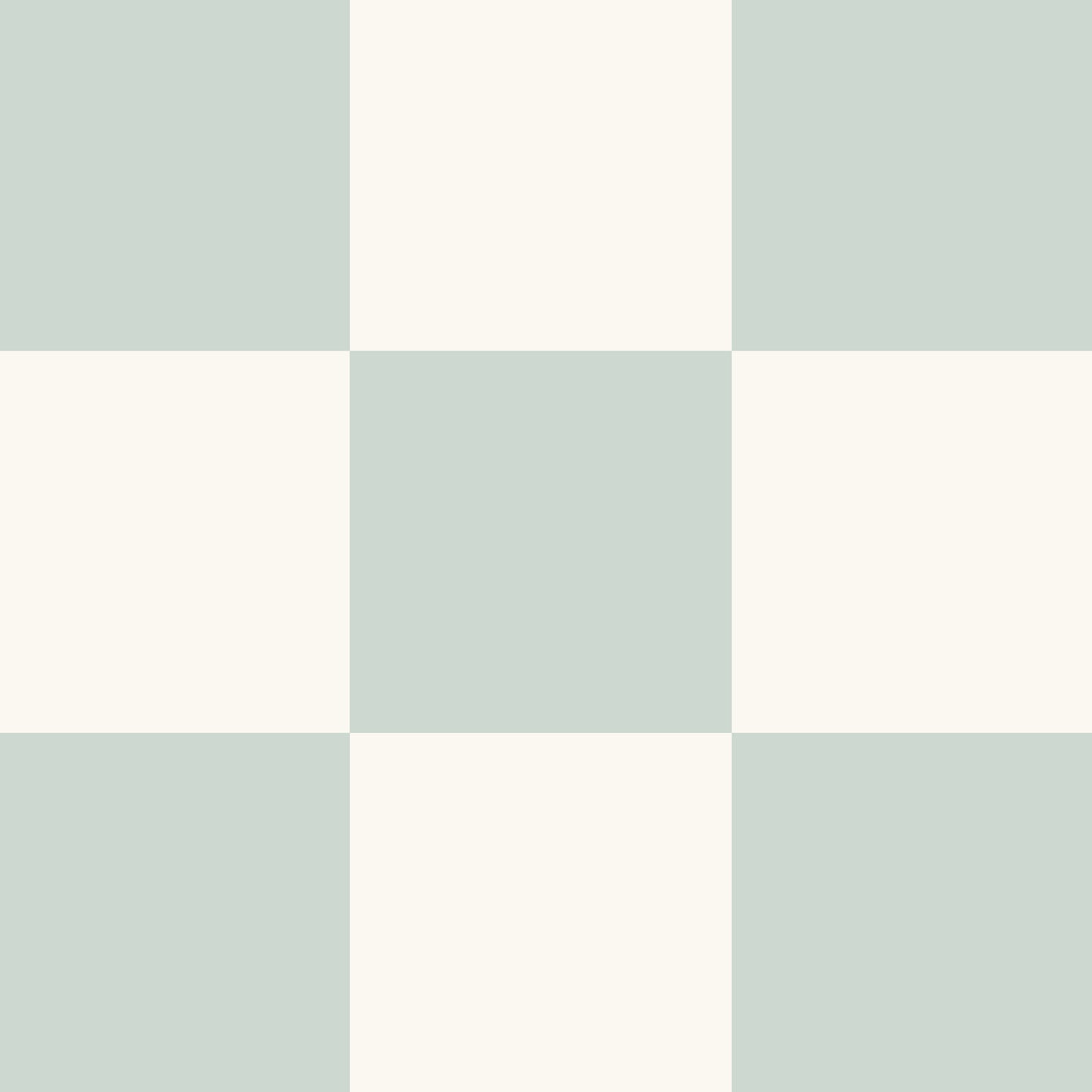 Classic Check Wallpaper in Mint Green in a closeup view