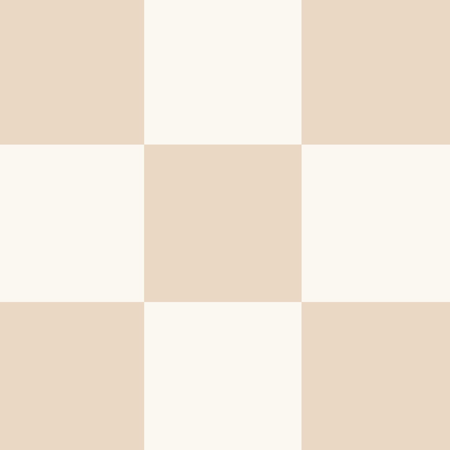 Classic Check Wallpaper in Beige in a closeup view