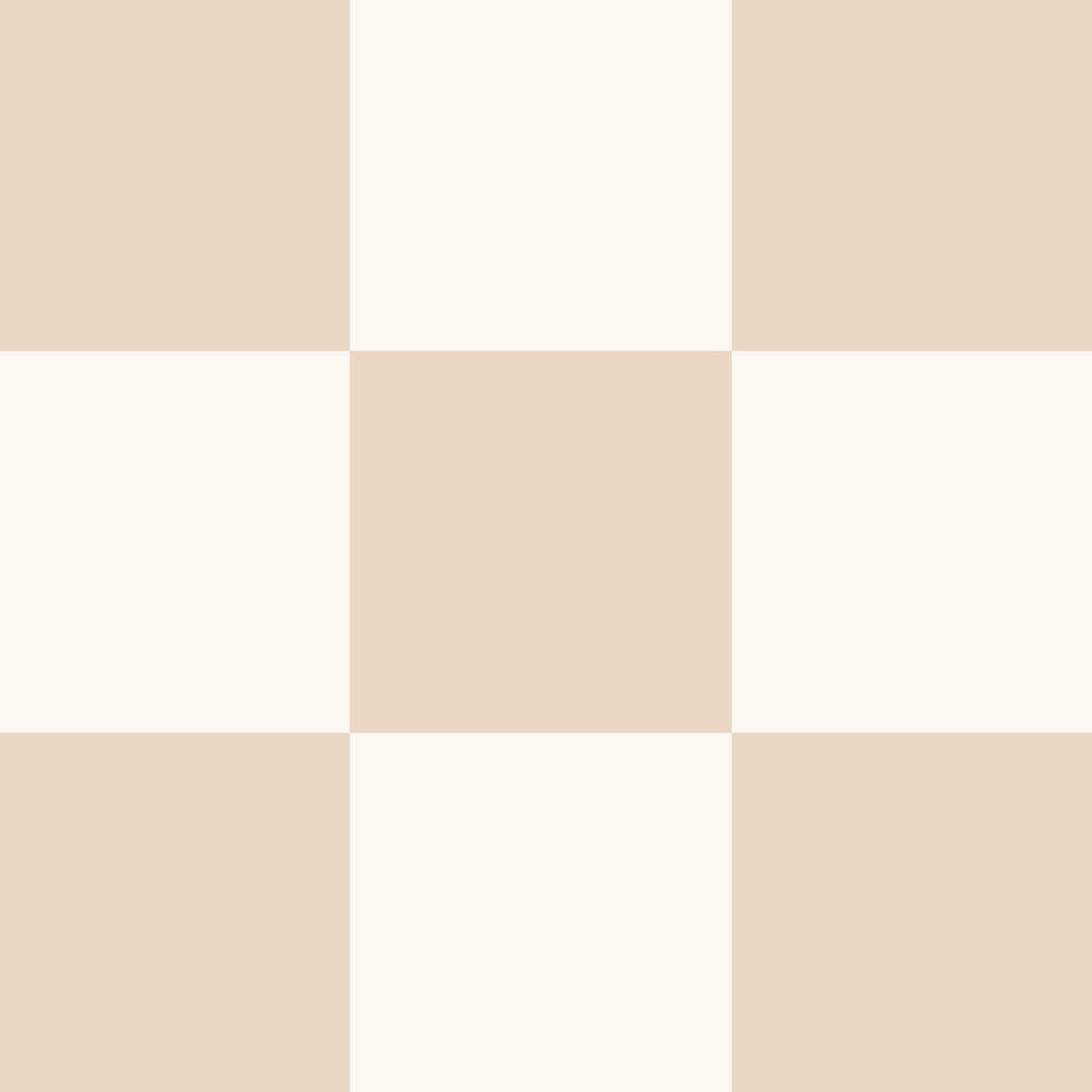 Classic Check Wallpaper in Beige in a closeup view