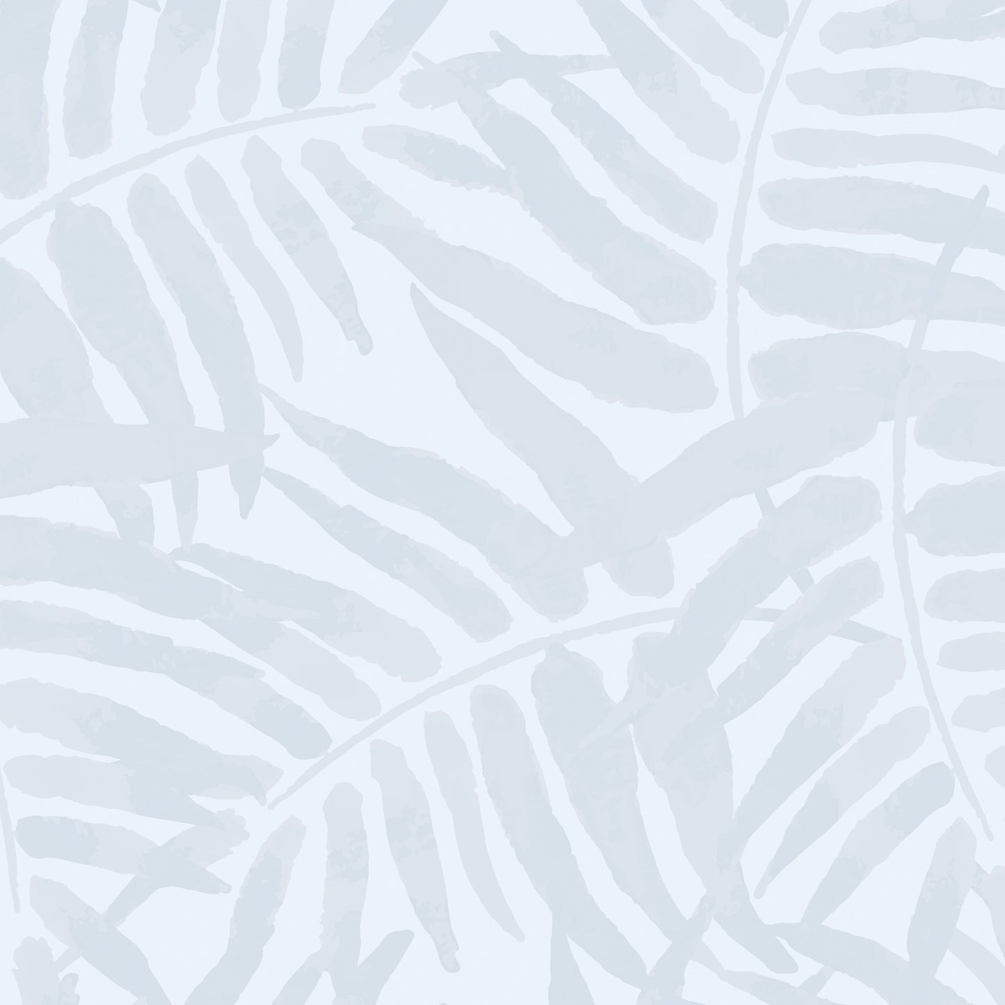Coastal Palms Wallpaper - Gray Blue