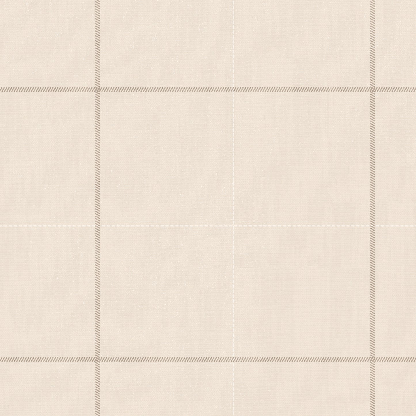Close up view of Dainty Plaid Wallpaper in Neutral.