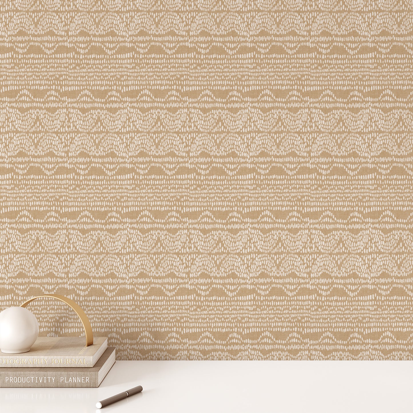 Drip with style with Beige Dripping Dots Wallpaper! Its intricate, geometric design will add a touch of sophistication to any room, with no mess! Whether you're using it to spruce up a bathroom or office, Dripping Dots is the perfect way to give any space a modern makeover.