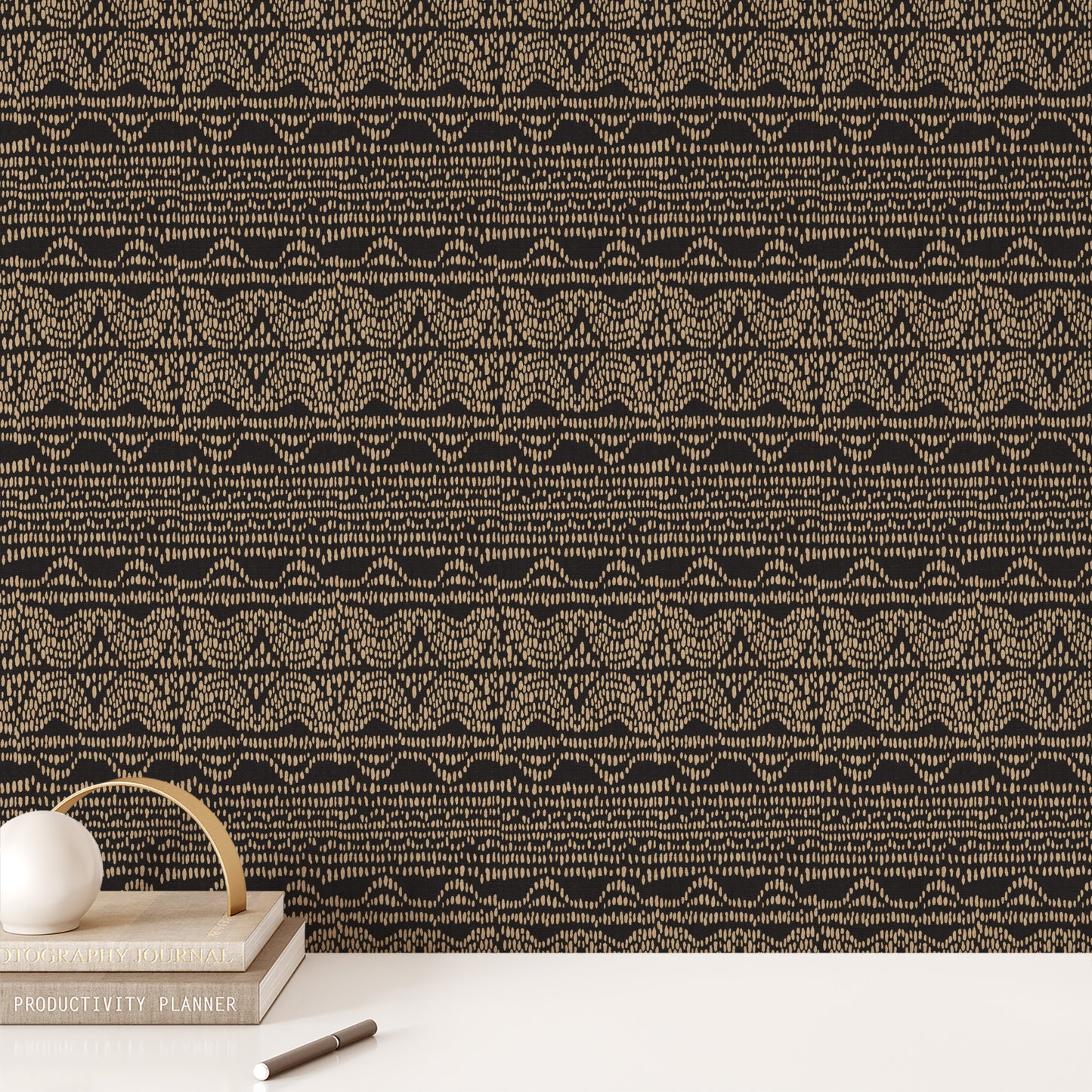 Drip with style with Charcoal Dripping Dots Wallpaper! Its intricate, geometric design will add a touch of sophistication to any room, with no mess! Whether you're using it to spruce up a bathroom or office, Dripping Dots is the perfect way to give any space a modern makeover.