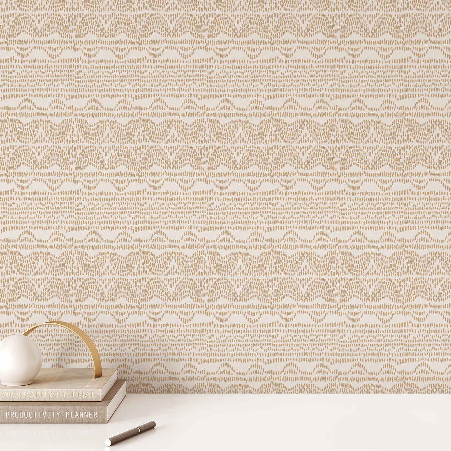 Drip with style with Cream Dripping Dots Wallpaper! Its intricate, geometric design will add a touch of sophistication to any room, with no mess! Whether you're using it to spruce up a bathroom or office, Dripping Dots is the perfect way to give any space a modern makeover.