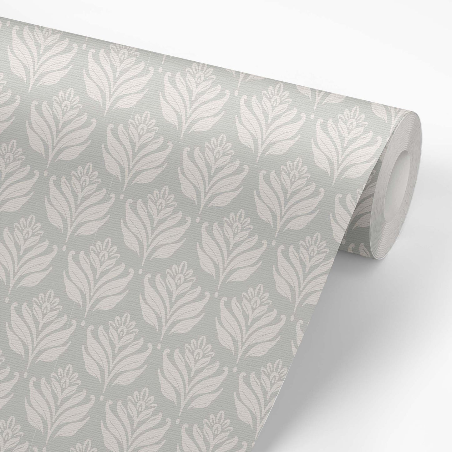 Elegant Leaves Wallpaper - Neutral
