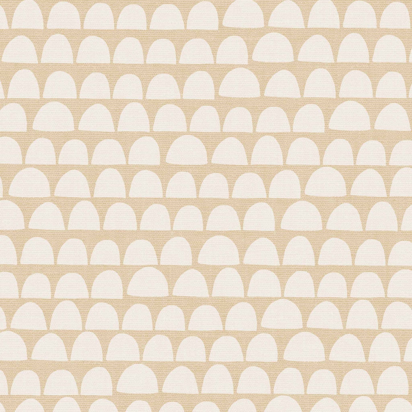 The Freehand Arches Wallpaper in Beige adds visual interest and a touch of whimsy to any room.