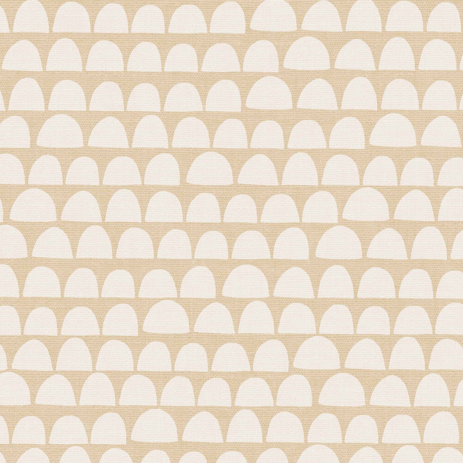 The Freehand Arches Wallpaper in Beige adds visual interest and a touch of whimsy to any room.