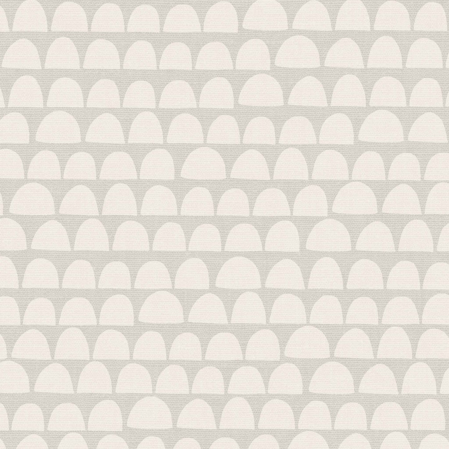 The Freehand Arches Wallpaper in Gray adds visual interest and a touch of whimsy to any room.