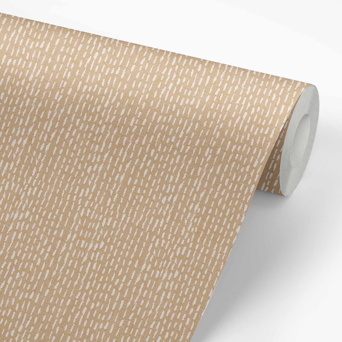 Brighten up your walls with this Freehand Dashes Wallpaper — the perfect mix of beige