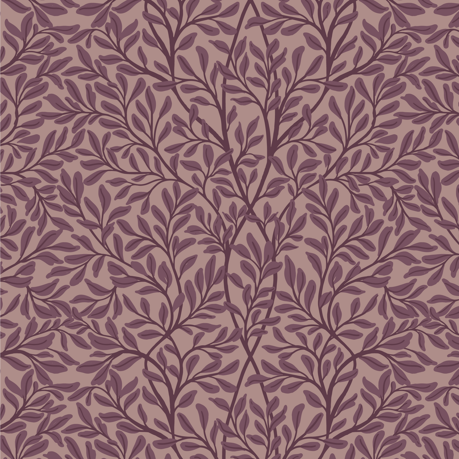 Introducing Nostalgia Nouveau Wallpaper, a luxurious addition to any space. Mulberry leaves are artfully scattered across the wallpaper, bringing a sense of nostalgia and sophistication.