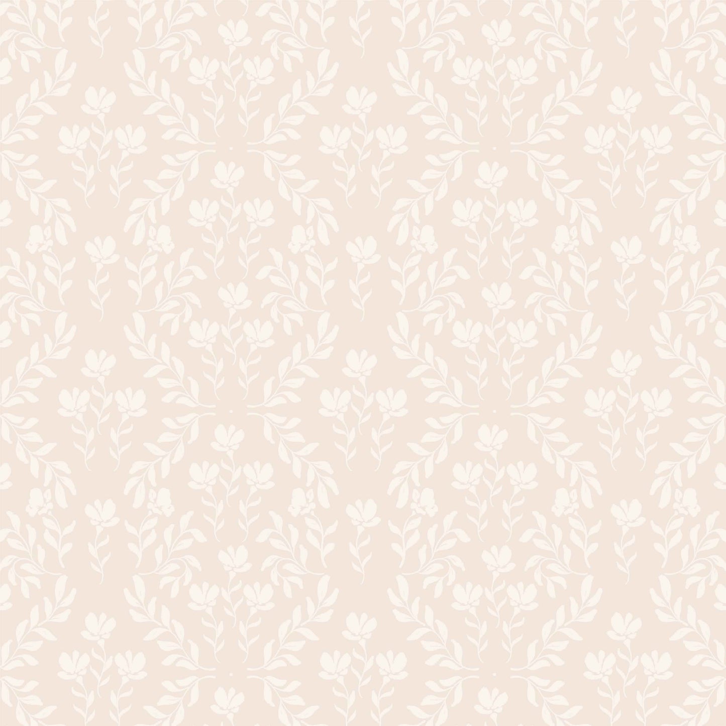 Indulge in the delicate beauty of our Renaissance Revival Wallpaper. Its soft blush tones and intricate floral design exude elegance and sophistication, adding a touch of luxury to any room.