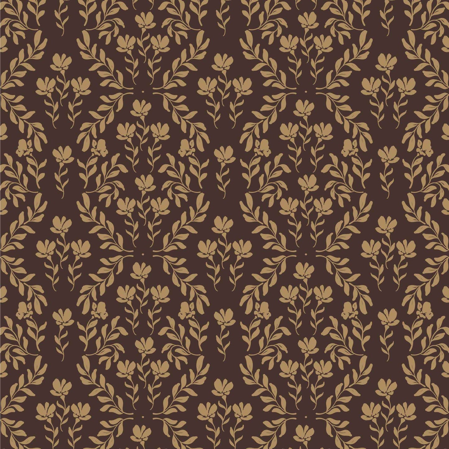 Renaissance Revival Wallpaper - Coffee
