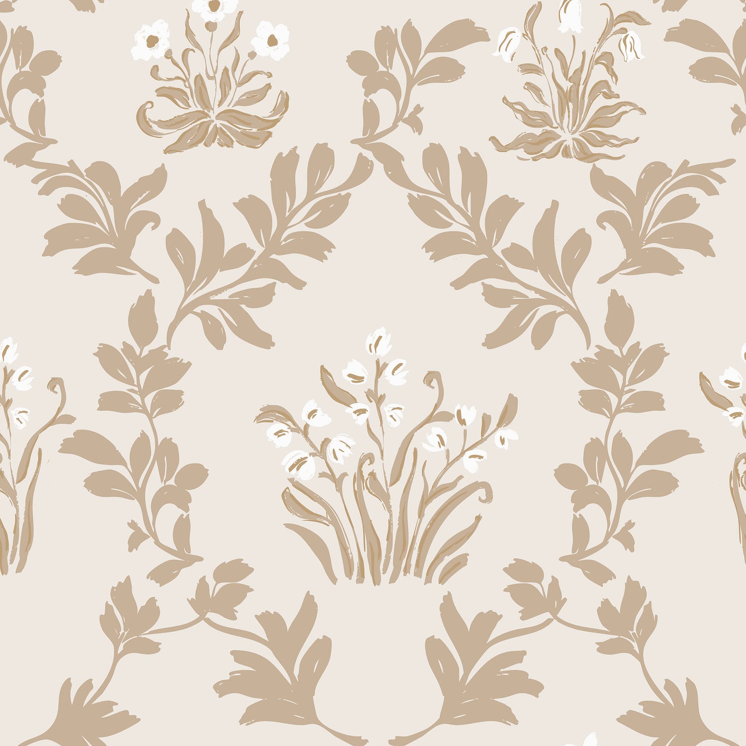 Praire Grass Wallpaper in Tan shown up close.