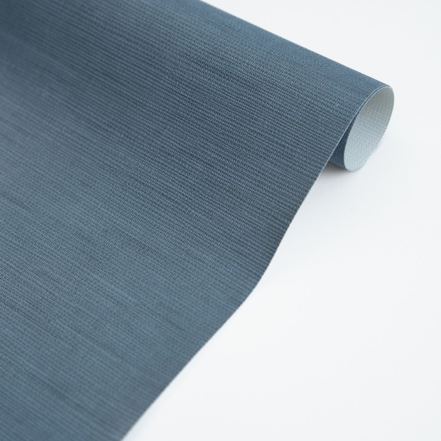 Faux Grasscloth Wallpaper - Blue