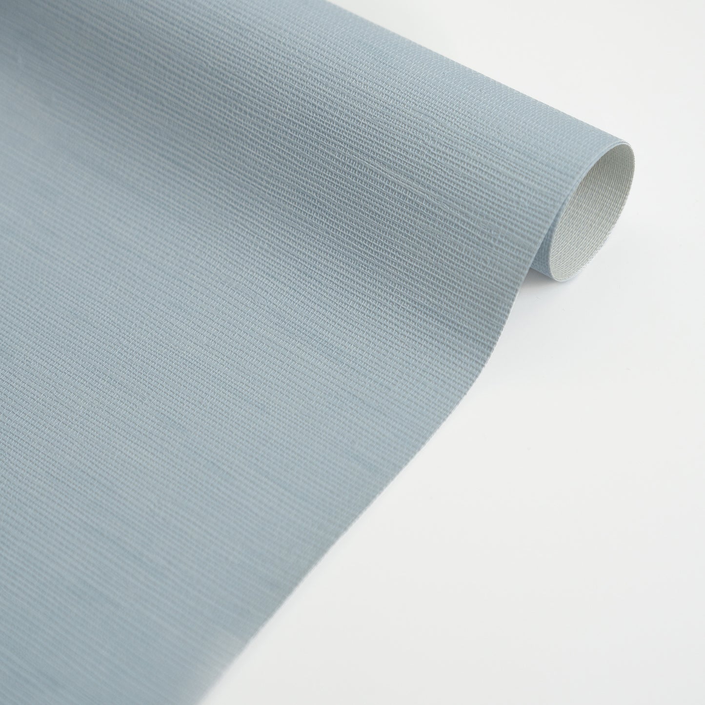 Faux Grasscloth Wallpaper - Blue