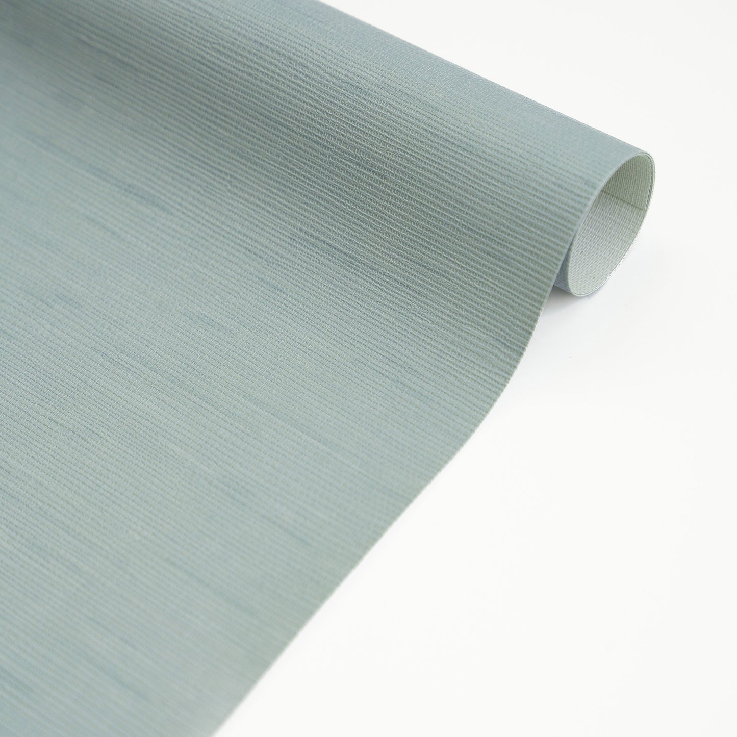 Faux Grasscloth Wallpaper - Blue