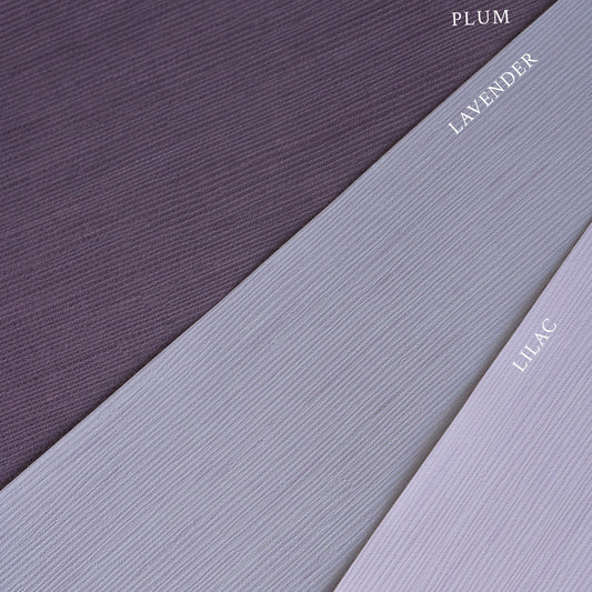 Faux Grasscloth Wallpaper - Purple