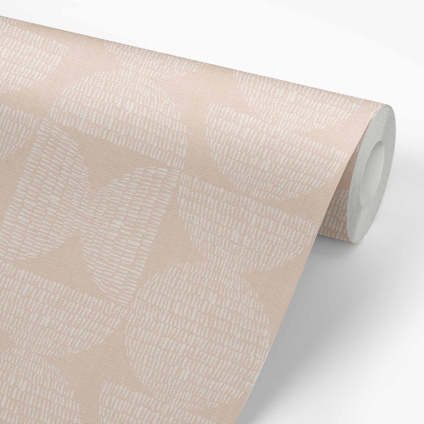 Go crazy with circles! Get yourself these stylish Half Circle Blocks Wallpapers for a unique wall decor solution. With its pale pink design, these geometric wallpapers will easily liven up any room, making it look modern and chic.