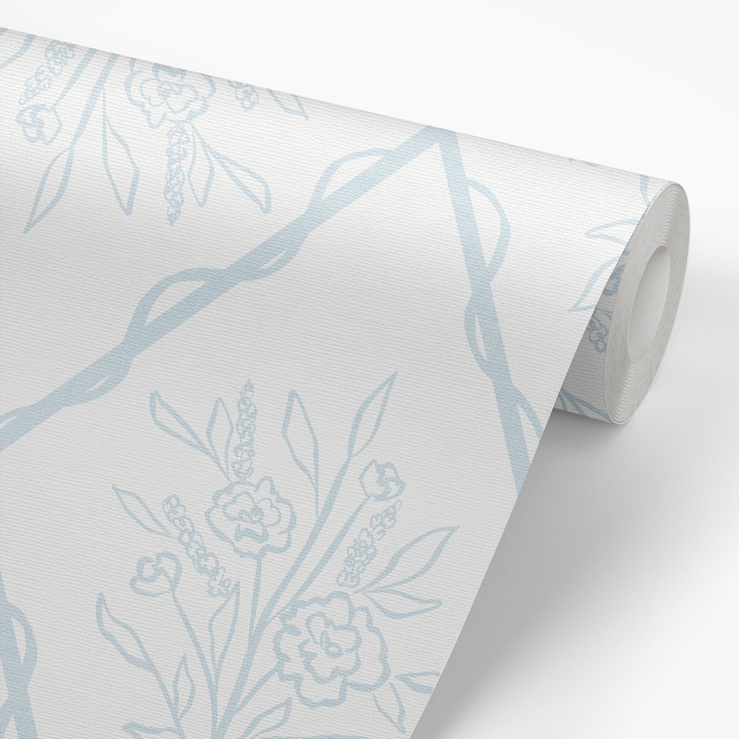 Wallpaper Panel Nursery wallpaper featuring Jessica's Floral Trellis Wallpaper- a classic floral pattern
