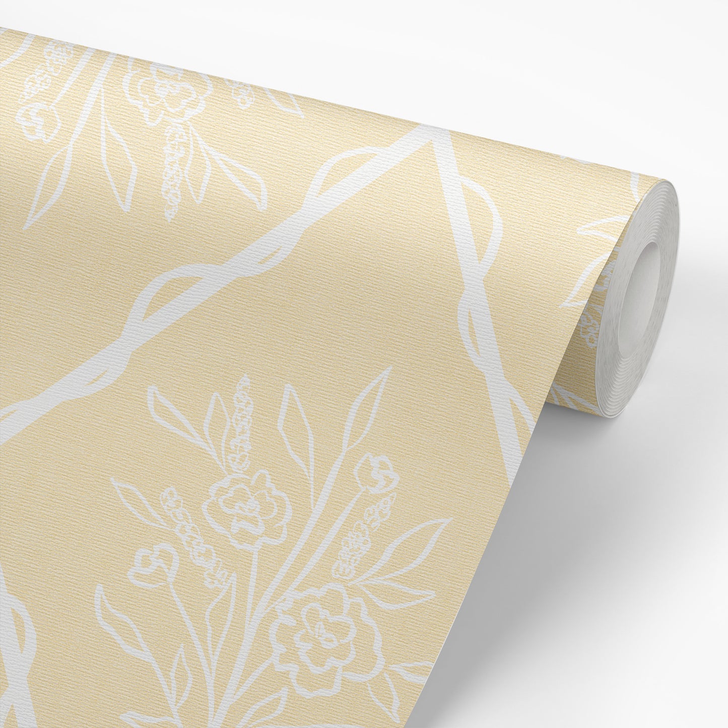 Wallpaper Panel Nursery wallpaper featuring Jessica's Floral Trellis Wallpaper- a classic floral pattern
