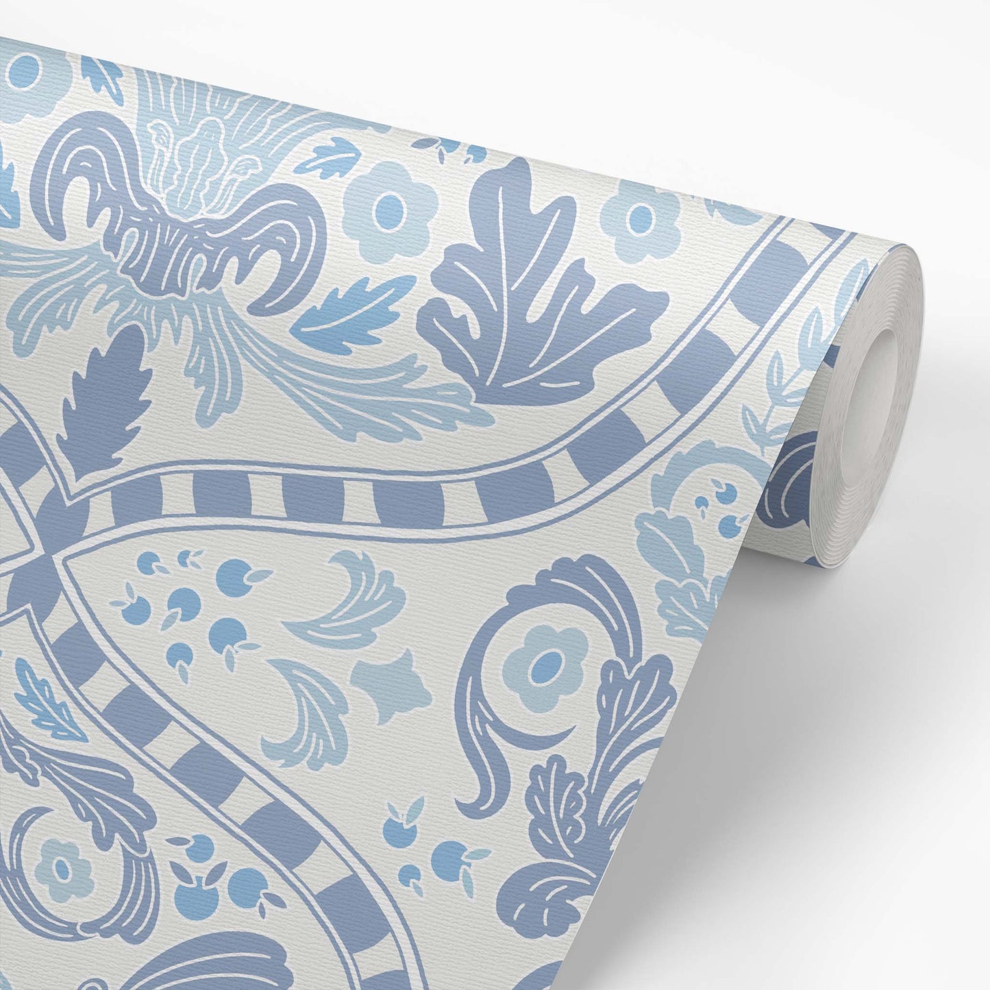 Italian Villa Wallpaper - Cottage Blue