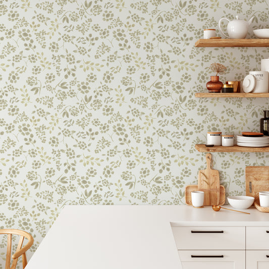 Transform any space into a chic and sophisticated haven with Jules Wallpaper. Its delicate and feminine design adds a touch of elegance to any room, creating an exclusive and luxurious atmosphere.