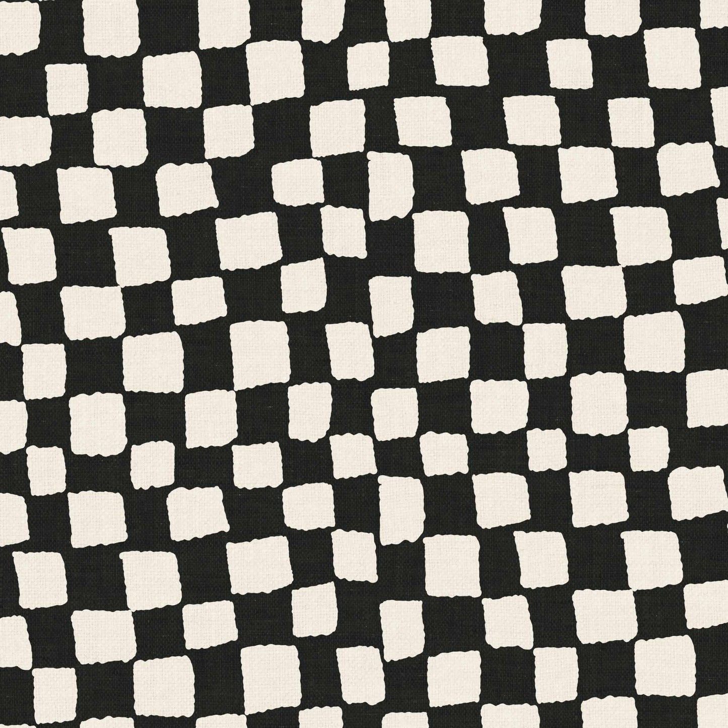 ransform your space with Lazy Checkers Wallpaper – Black. Featuring playful, uneven visuals for a dynamic, three-dimensional look, this wallpaper can bring a sense of movement and energy to any room.