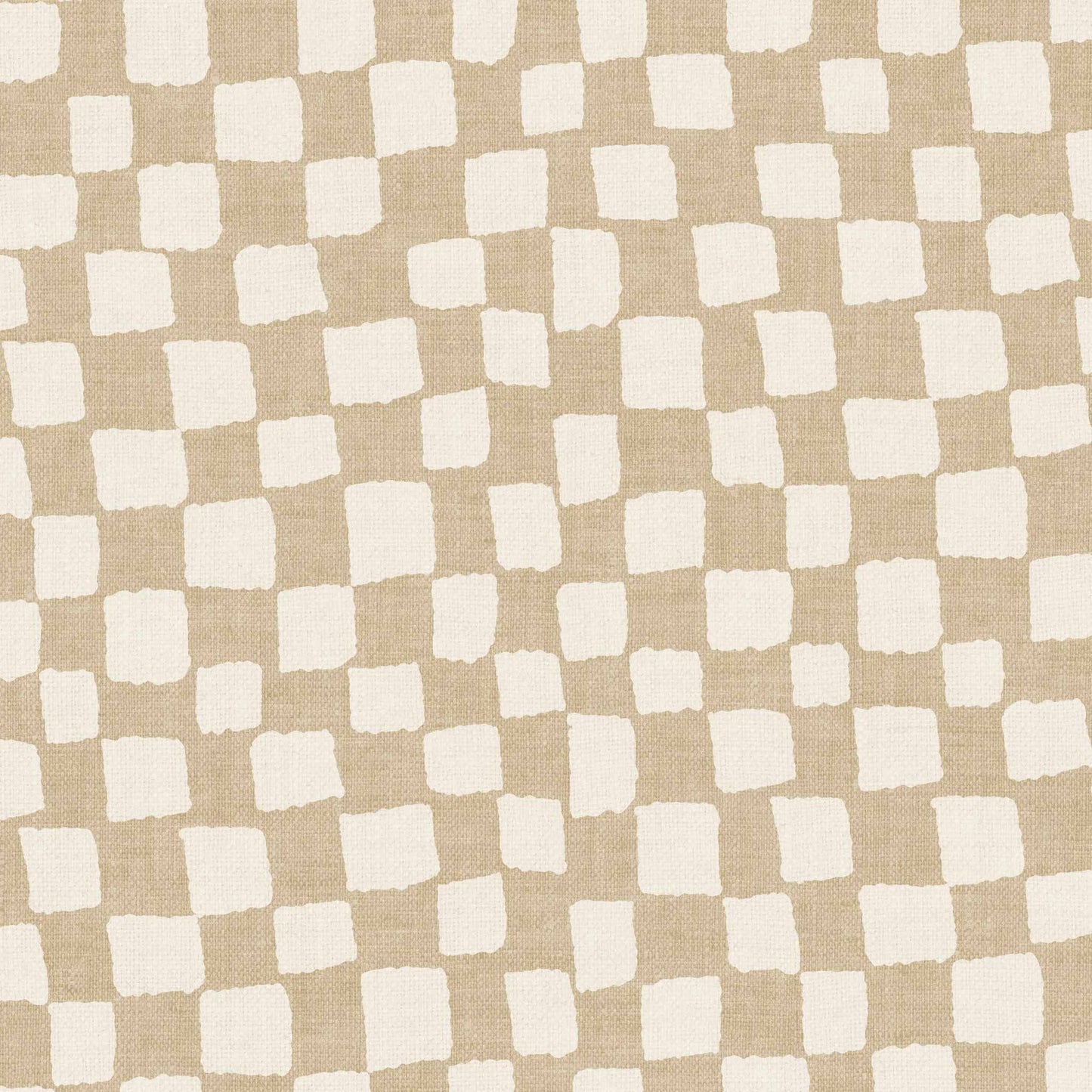 Transform your space with Lazy Checkers Wallpaper – Tan. Featuring playful, uneven visuals for a dynamic, three-dimensional look, this wallpaper can bring a sense of movement and energy to any room.