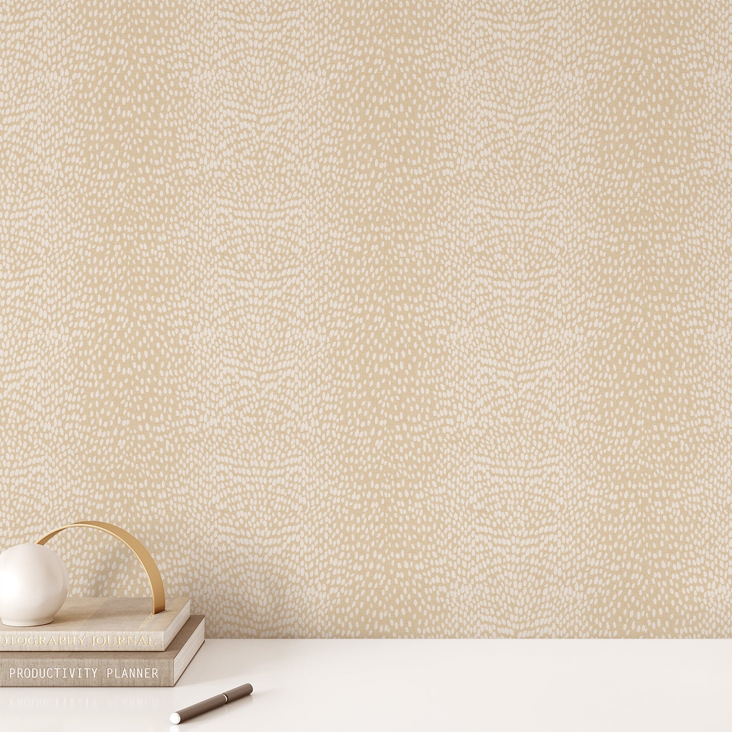 Brighten up your walls with this Freehand Dashes Wallpaper — the perfect mix of coral. With freehand dashes, this wallpaper can liven up any space, adding unique depth to the room.