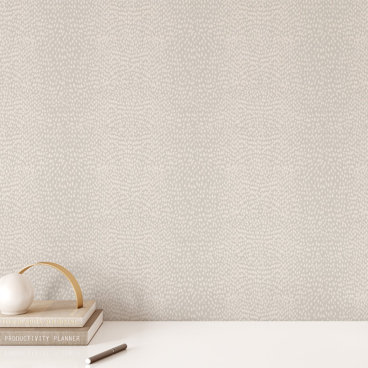 Make a wild statement with this unique gray Leopard Wallpaper! It's got whimsical leopard spots, without being too overwhelming, so your walls can add a bit of fun while still maintaining a subtle look.