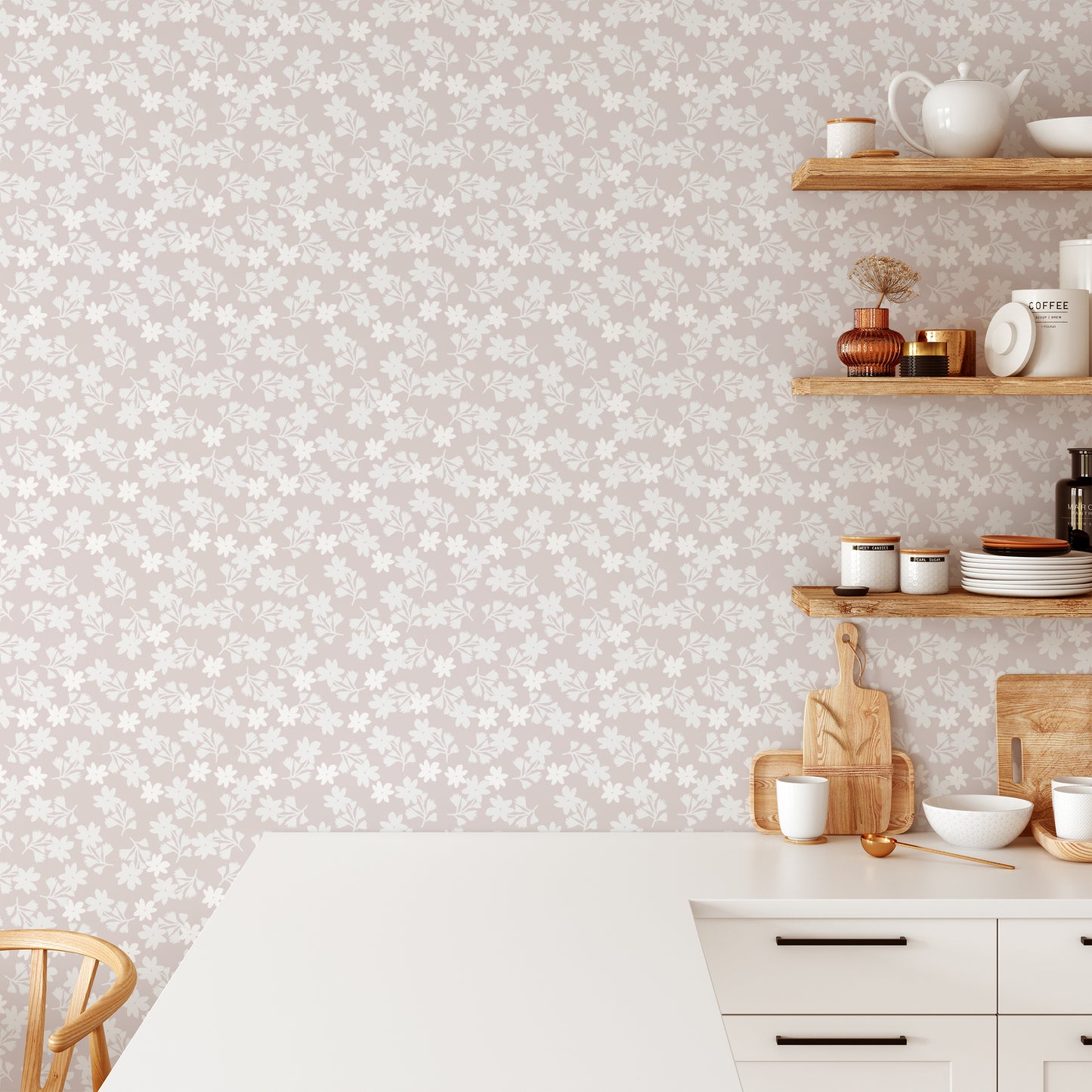 Introducing Liv Wallpaper, the perfect addition to any space. This pretty in pink floral wallpaper brings a touch of elegance and sophistication to your walls.