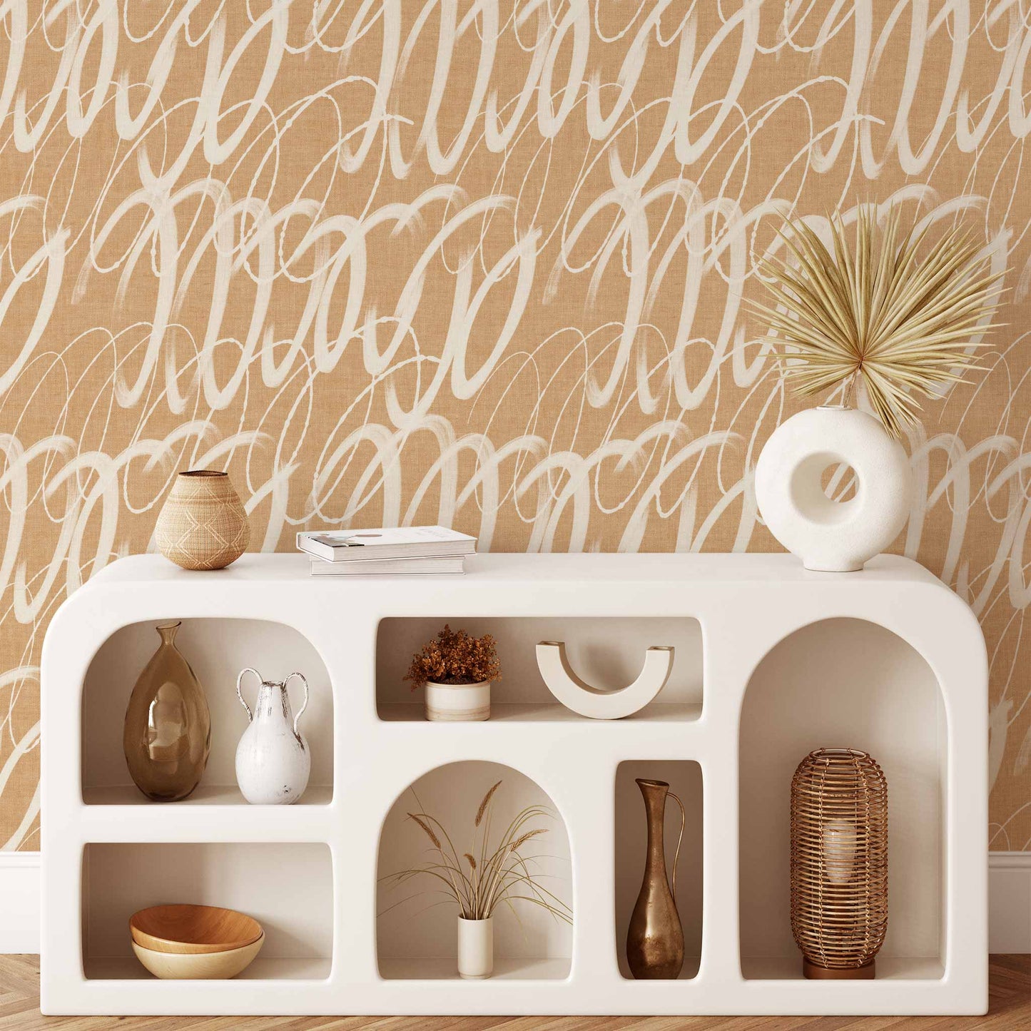 Bring a touch of subtle sophistication to any masculine space with this Mixed Squiggle Wallpaper. Featuring modern elements and geometric shapes, this wallpaper adds an elegant, tasteful ambiance to its surrounds, creating a truly exclusive atmosphere.