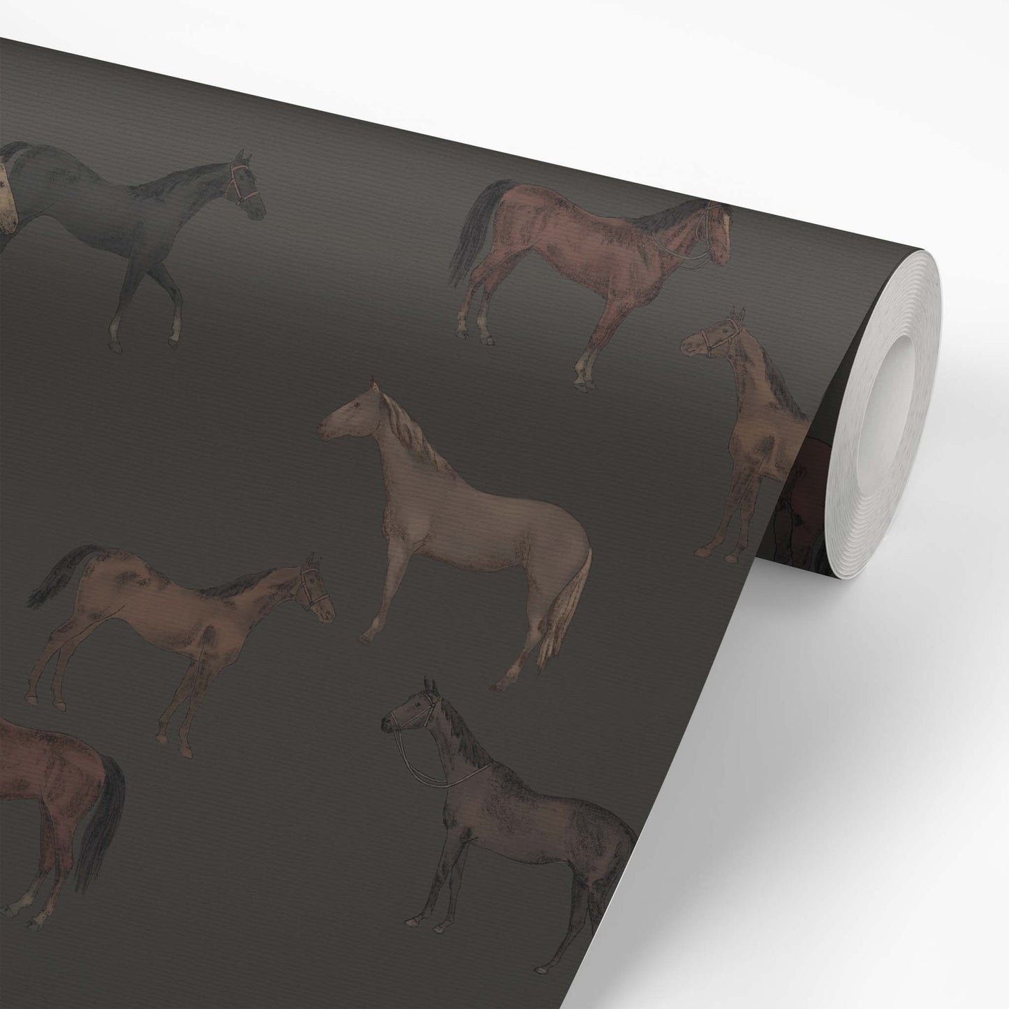 Moody Horses Wallpaper - Dark
