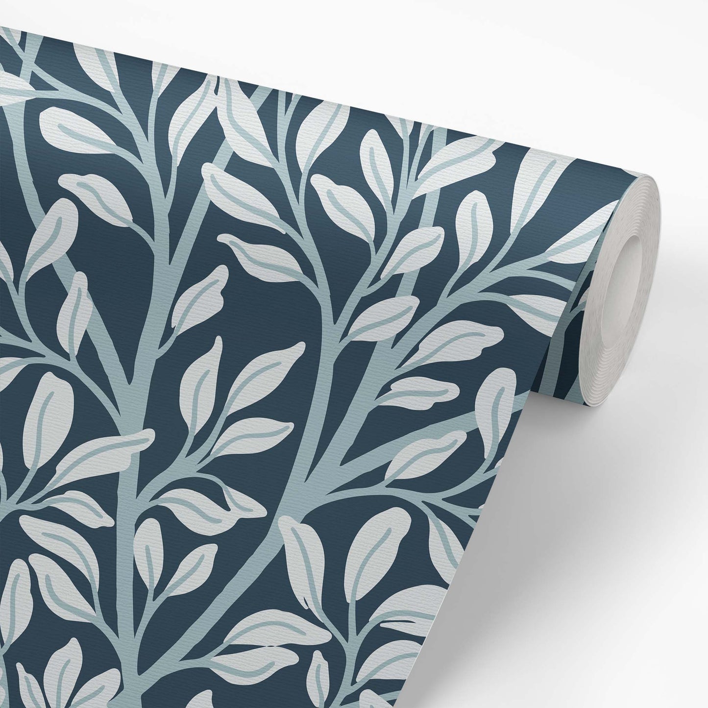 Nostalgia Nouveau Wallpaper - Deep Blue