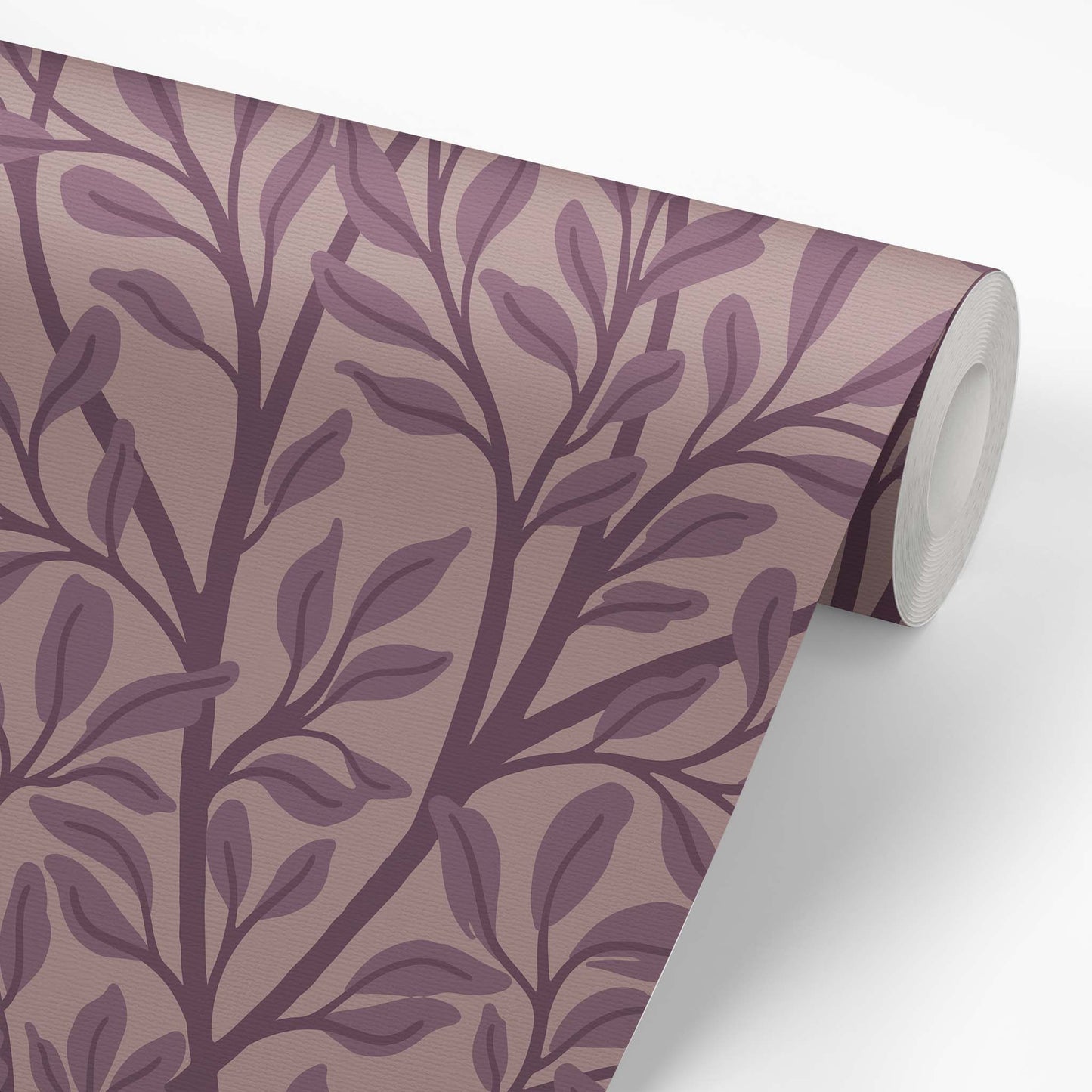 Nostalgia Nouveau Wallpaper - Mulberry