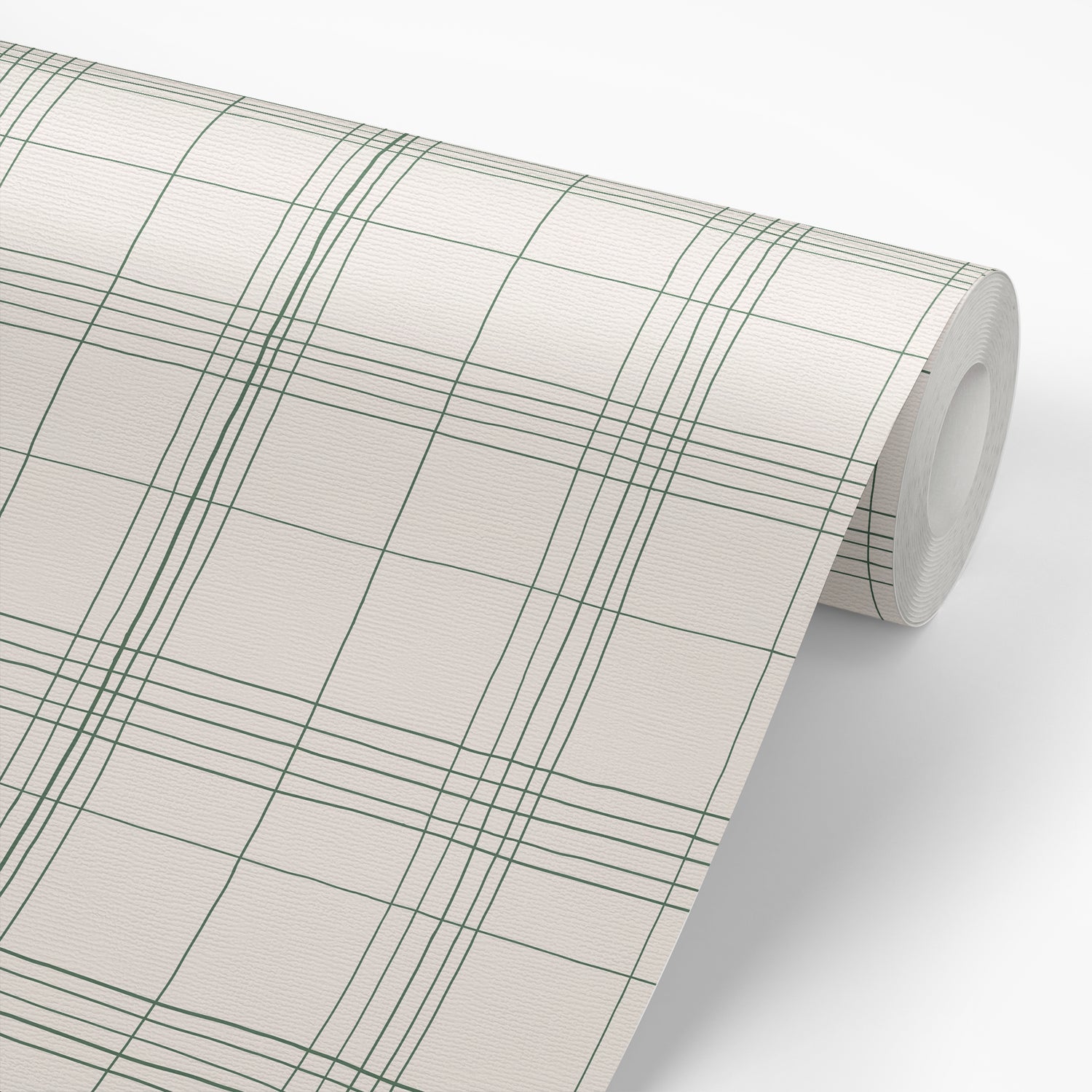 Wallpaper Roll featuring Off Grid Peel and Stick, Removable Wallpaper in Green