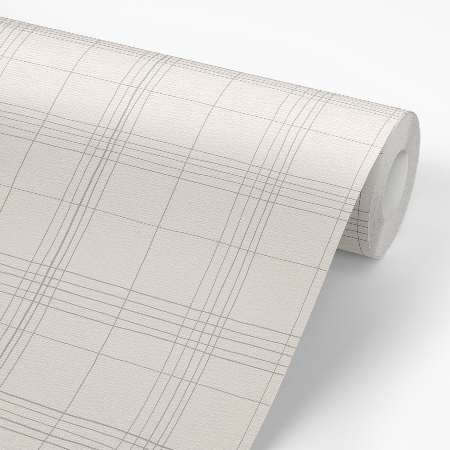 Wallpaper Roll featuring Off Grid Peel and Stick, Removable Wallpaper in Grey