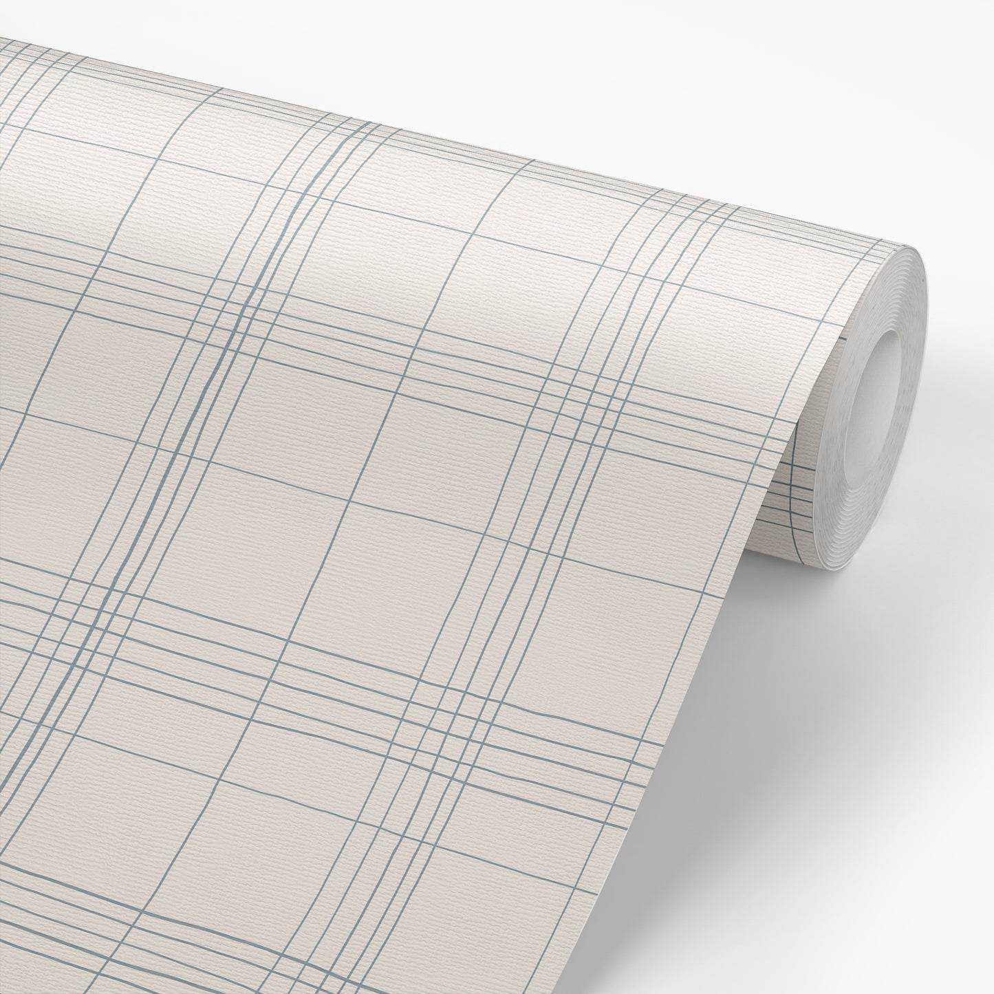 Wallpaper Roll featuring Off Grid Peel and Stick, Removable Wallpaper in Sky Blue