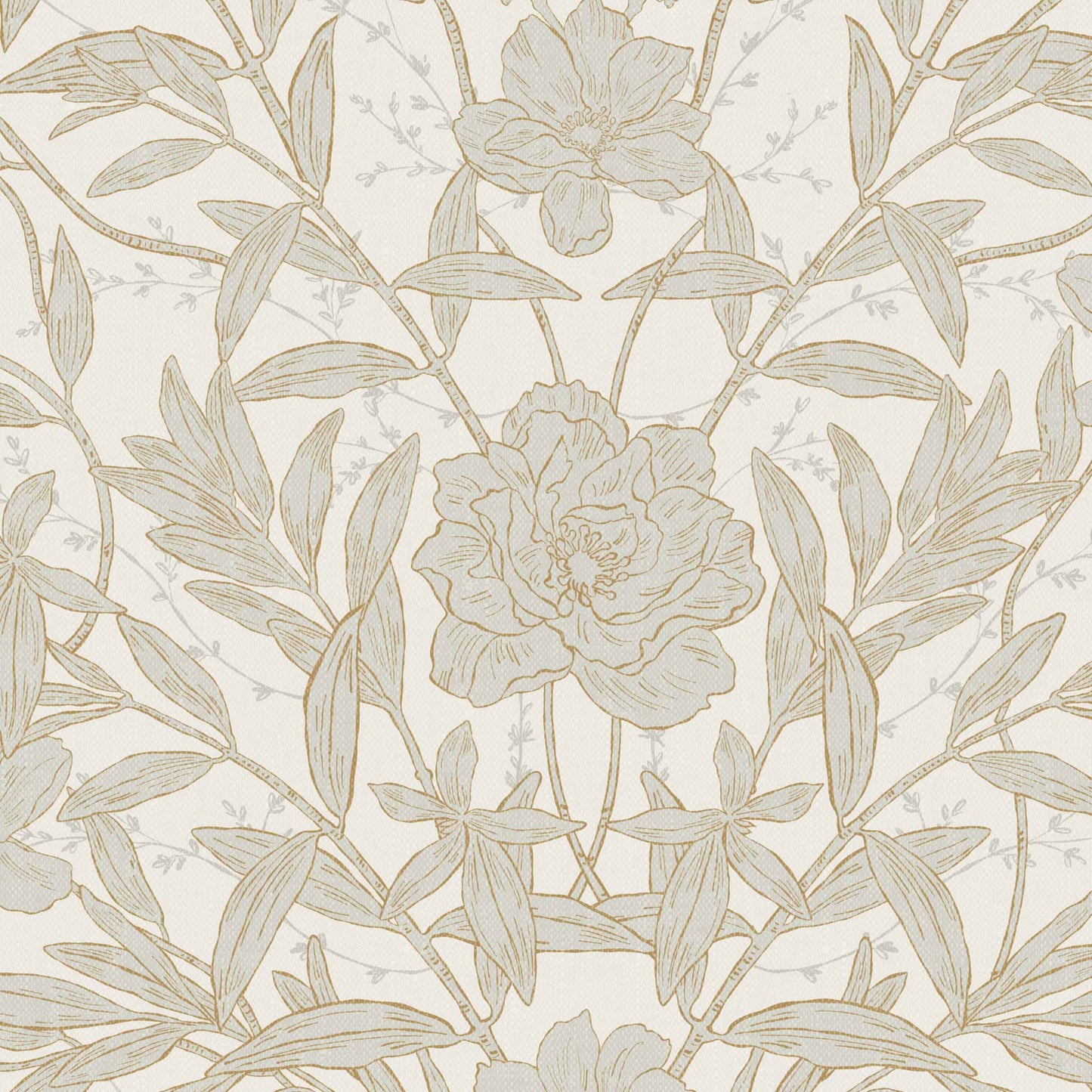 Our luxurious Peony Garden Wallpaper in Cream adds a majestic touch of sophistication to any space. Its distinctive classic peonies are guaranteed to add a sense of elegance to any wall.