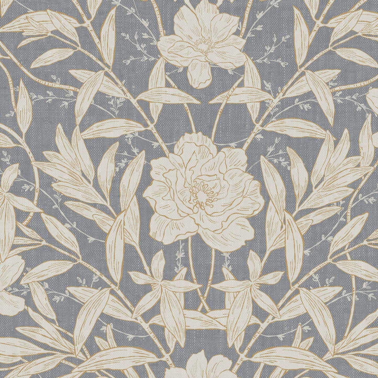 Our luxurious Peony Garden Wallpaper in Denim Blue adds a majestic touch of sophistication to any space. Its distinctive classic peonies are guaranteed to add a sense of elegance to any wall.