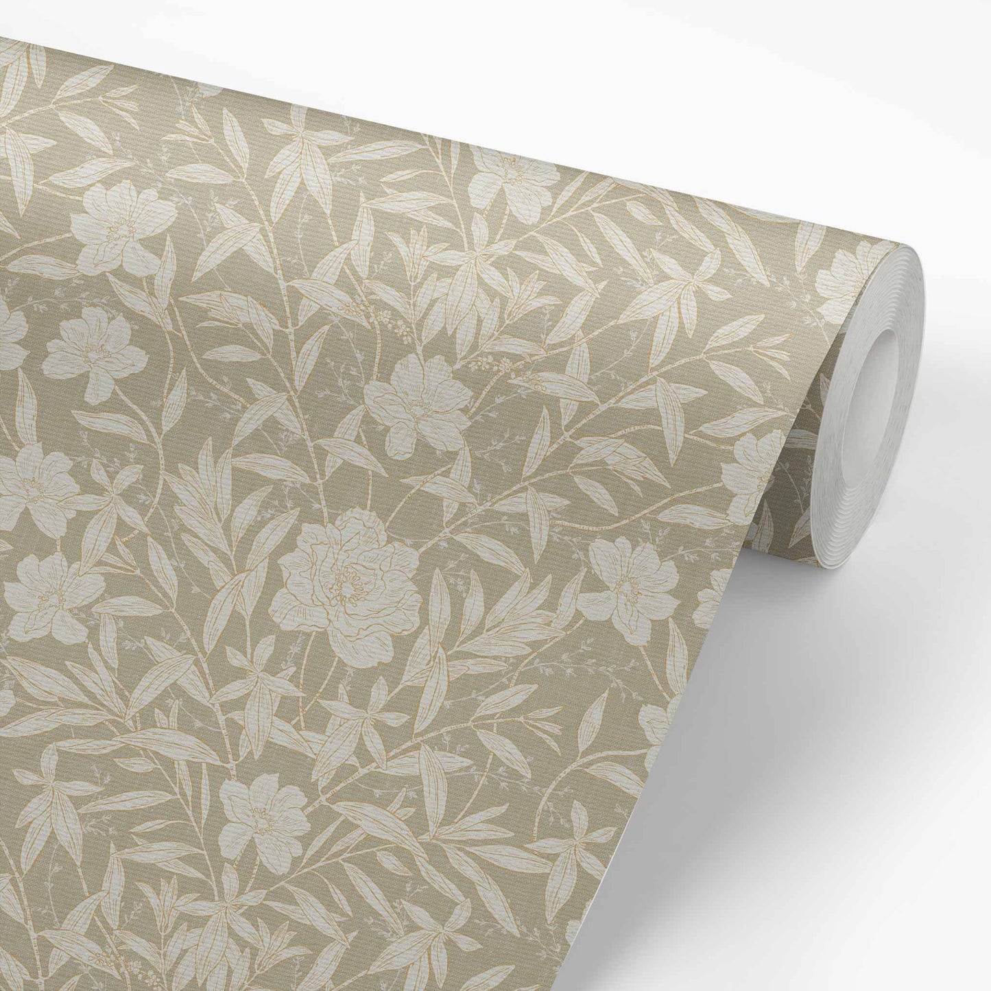 Our luxurious Peony Garden Wallpaper in Sage adds a majestic touch of sophistication to any space. Its distinctive classic peonies are guaranteed to add a sense of elegance to any wall.