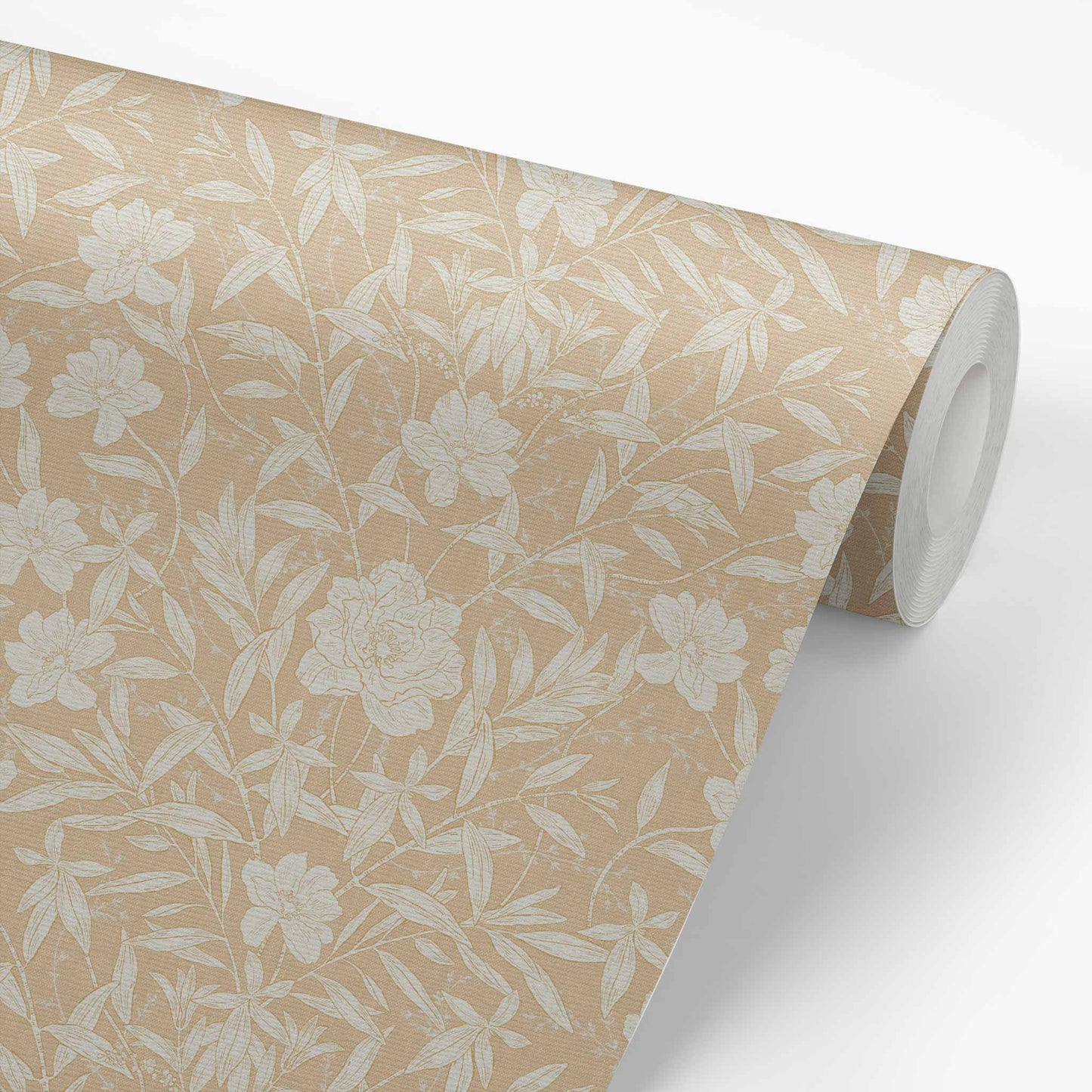 Our luxurious Peony Garden Wallpaper in Tan adds a majestic touch of sophistication to any space. Its distinctive classic peonies are guaranteed to add a sense of elegance to any wall.