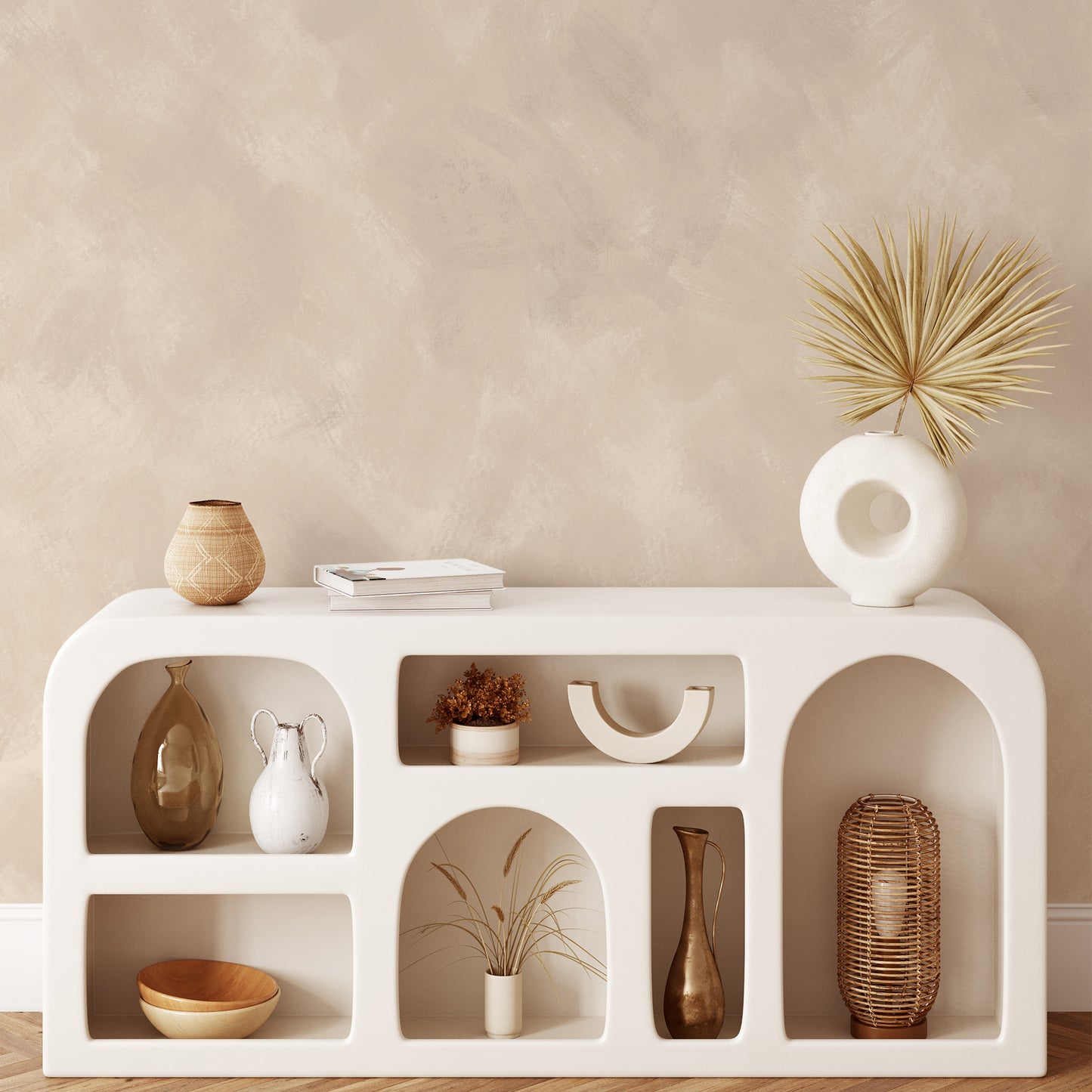 Limewash Wallpaper Mural - Sand