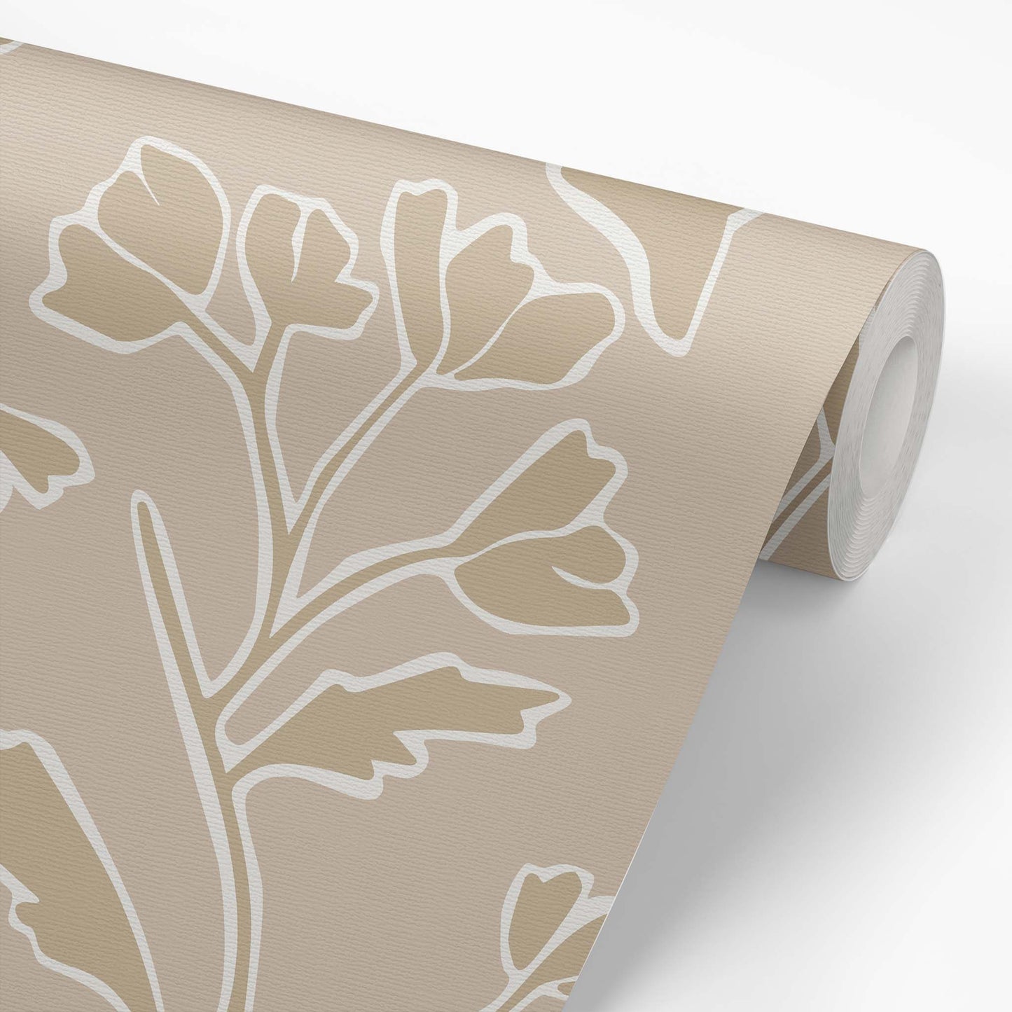 Quincy Wallpaper - Rosy Taupe
